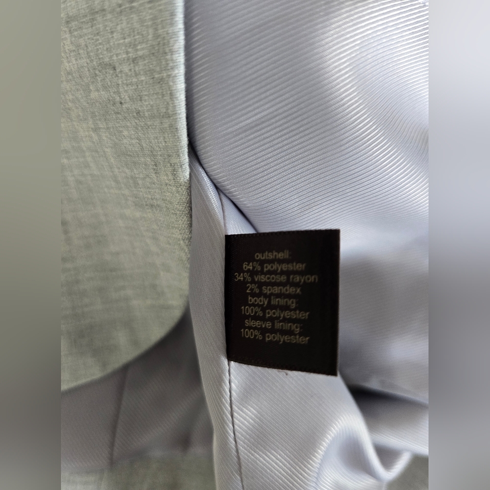 The Limited Collection Size 4 Womens Gray Blazer Jacket - Picture 8 of 8